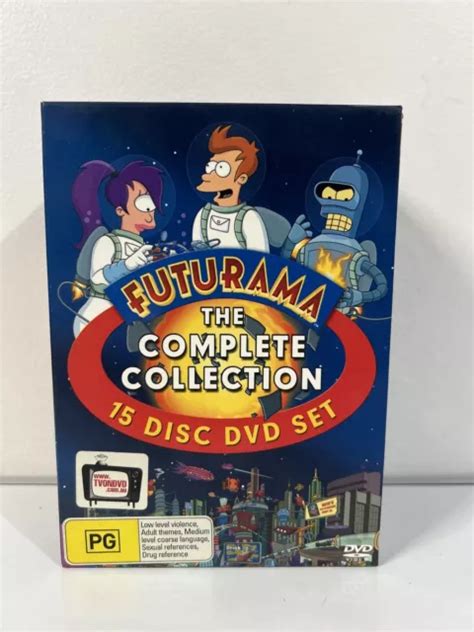 Futurama The Complete Collection 15 Discs Dvd Boxset Seasons 1234