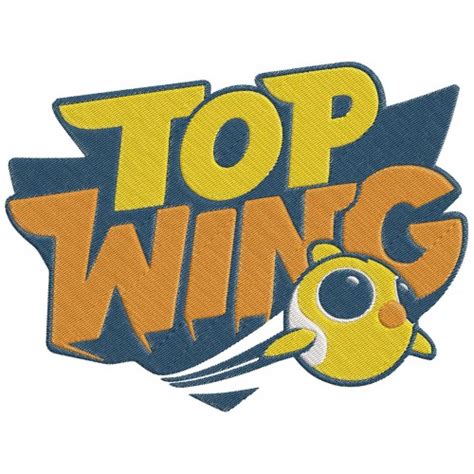 Top Wing logo Embroidery Design