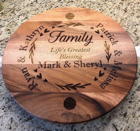 Personalized Lazy Susan Etsy