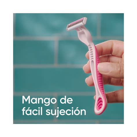 GILLETTE Maquinillas desechables de depilación para mujer con cabezal