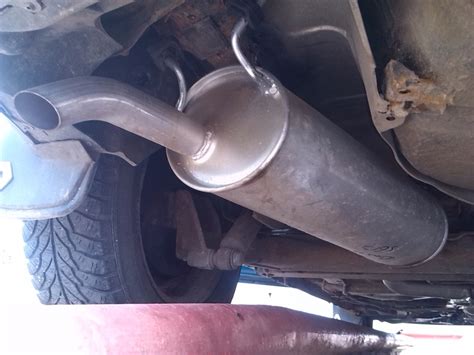 Поменял глушитель — Renault Megane Scenic, 1,6 л, 1999 года | своими ...