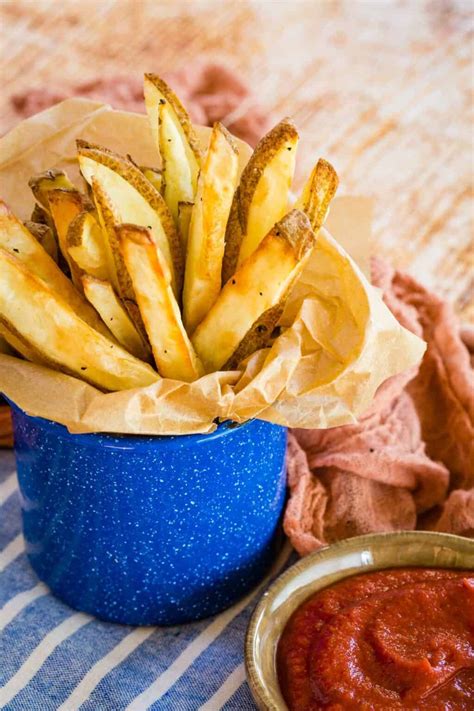 Homemade Air Fryer French Fries Cupcakes And Kale Chips