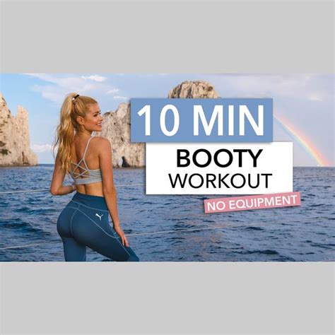 10 Min Booty Workout Training For A Bubble Butt No Jumps No