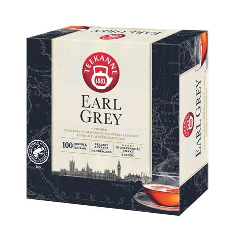 Herbata Teekanne Earl Grey 100 torebek czarna z bergamotką