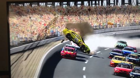 Nascar 15 Victory Edition Crash Blow Over Youtube