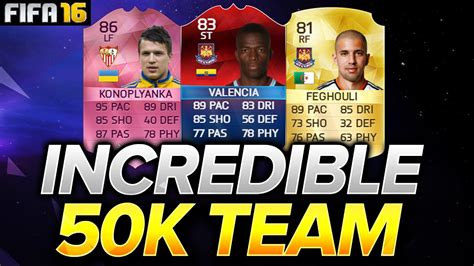 Incredible K Squad Builder Fifa Op Sweaty Team Fut Youtube