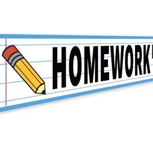 Homework Sign, Homework Decor, School Work Sign, School Decor, Teachers Decor, Classroom Sign ...