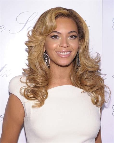 Wigs234 New Glamourous Full Lace Long Wavy Blonde Beyonce 100