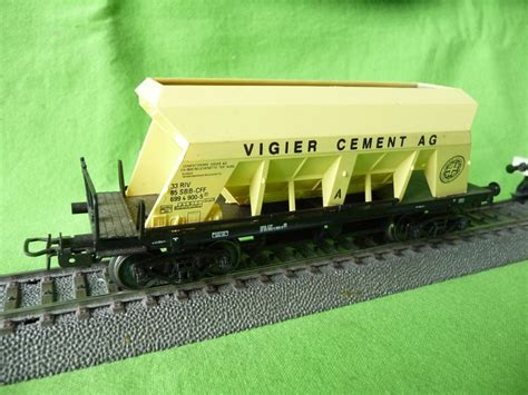 Sbb Sch Ttgutwagen Vigier Cement M Rklin Drehgestelle Gebr Kaufen