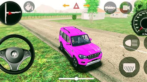 Thar Scorpio Indian Cars Simulator 3d Game Modify Mahindra 👿 Red Thar