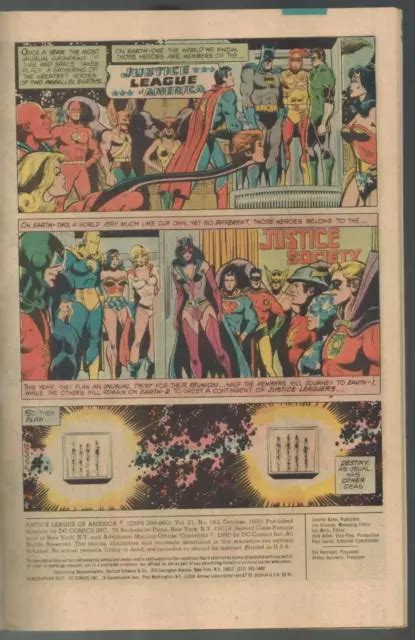 JUSTICE LEAGUE OF America 183 JLA JSA New Gods 1st Darkseid Vs JLA Fine