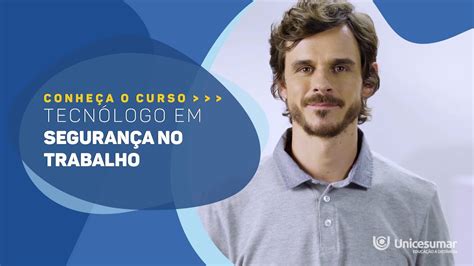 Curso De Segurança No Trabalho Ead Unicesumar Youtube