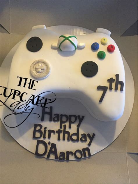 Xbox One Controller Cake Xbox Birthday Party Birthday Cake Video Xbox