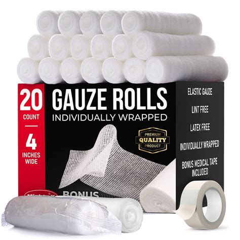 Premium Gauze Rolls Pack Of In X Yd Gauze Bandage Roll