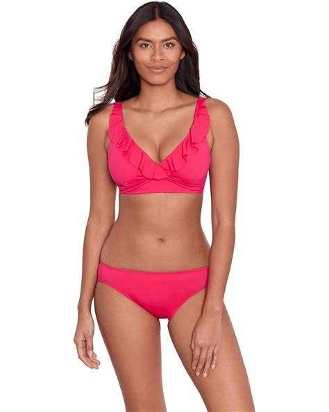 Women S Lauren Ralph Lauren Beach Club Solids Ruffle Underwire Bikini Top