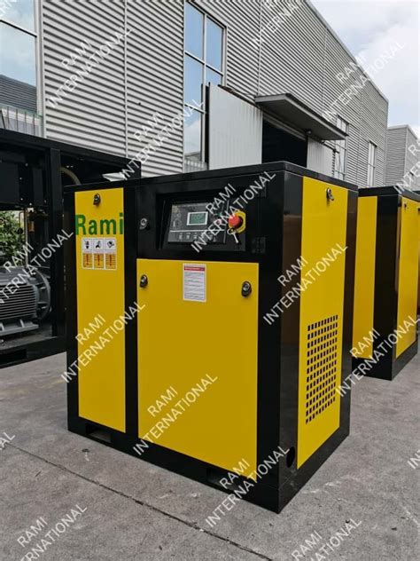 20 HP AC Three Phase Screw Compressor Maximum Flow Rate CFM 80