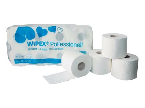 NORDVLIES Toilettenpapier WIPEX PoFessionell 3 Lagig 100 Zumoo