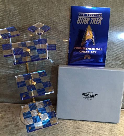 Star Trek Tridimensional Chess Franklin Mint Chessantiques