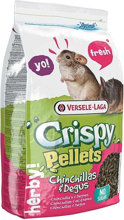 Versele Laga Crispy Pellets Chinchillas Degus Версель Лага корм для