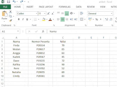 Membuat Tabel Excel Di Word Imagesee