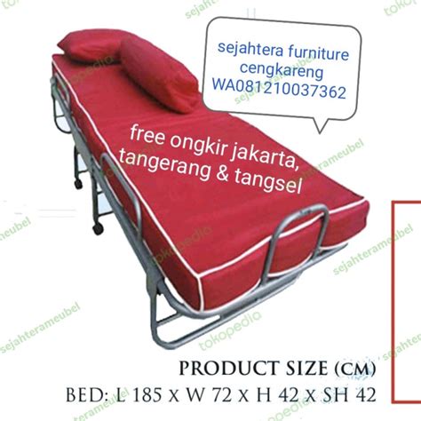 Jual Rangka Ranjang Lipat Folding Bed Kasur Lipat Foldingbed Ranjang