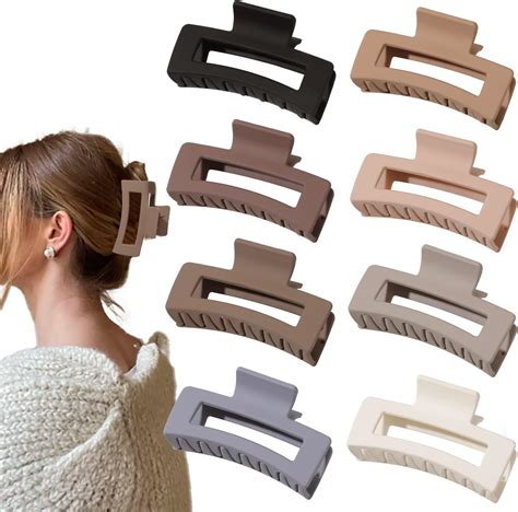 Amazon Pack Large Hair Claw Clips For Women Inch Big Hair