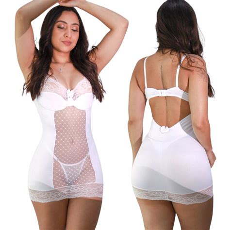 Camisola cirrê tule sexy lingerie feminina luxo Shopee Brasil