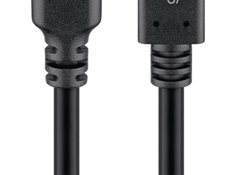 GOOBAY USB C Verlängerung USB 3 2 Generation 2 1 m schwarz USB Kabel