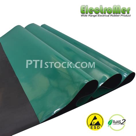 Green Esd Rubber Sheet 2 Mm Rohs 2 Line Oa Ptirubber Tel 022577154