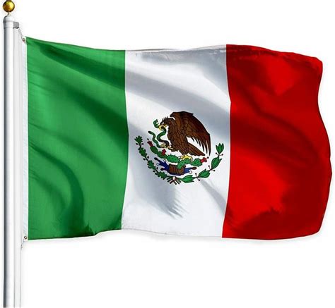 Mexico Flag X Foot Mexican National Flags Indoor Outdoor Quality