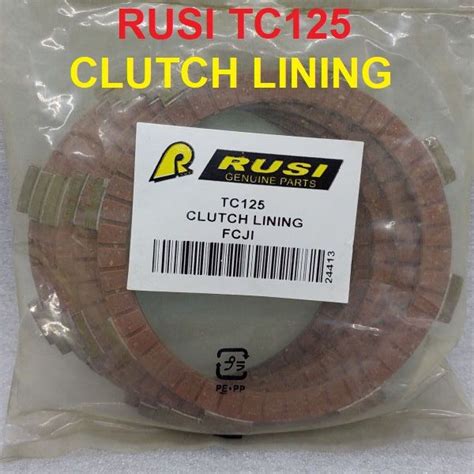 KRCP RUSI TC125 Genuine CLUTCH LINING SET Lazada PH