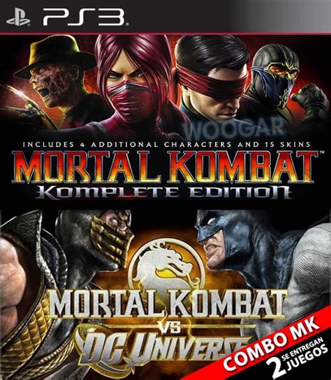 Oferta Combo Mortal Kombat 9 Komplete Edition Mortal Kombat Vs Dc