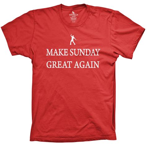 Men's Novelty Golf Shirts | Make Sunday Great | Guerrilla Tees