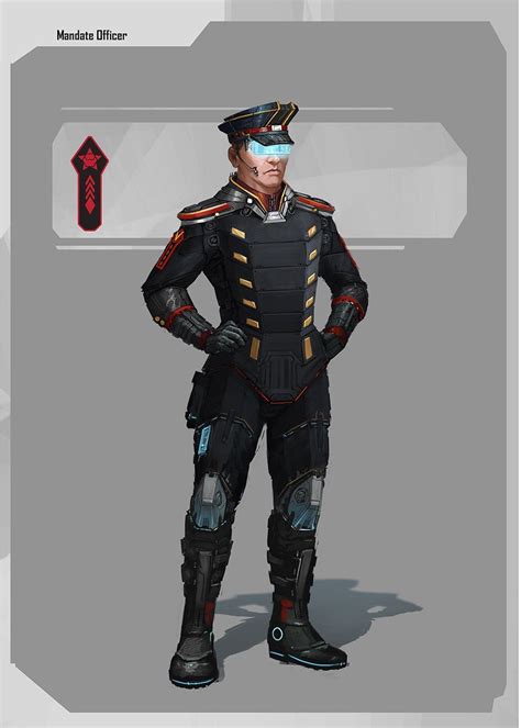 Starship Officer Sci Fi Characters Cyberpunk Character Sci Fi Armor