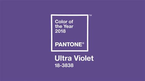 Pantone 18 3838 Ultra Violet Color Pantone del año 2018 Ingenioso y