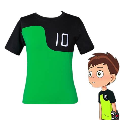 The New Fashion Cartoon Ben 10 Alien Force Reboot Green T Shirt Tee