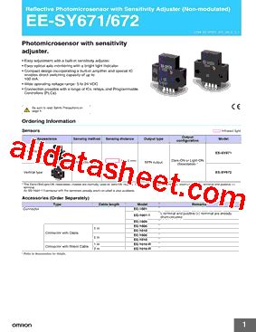 EE-1006 Datasheet(PDF) - Omron Electronics LLC
