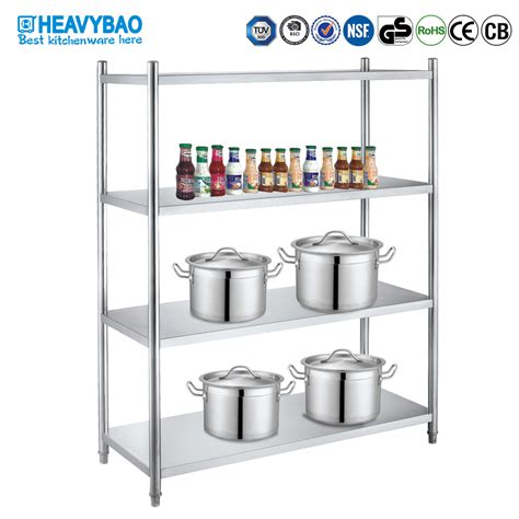 Heavybao Kitchen Tools Tier Stainless Steel Condiment Storage Rack