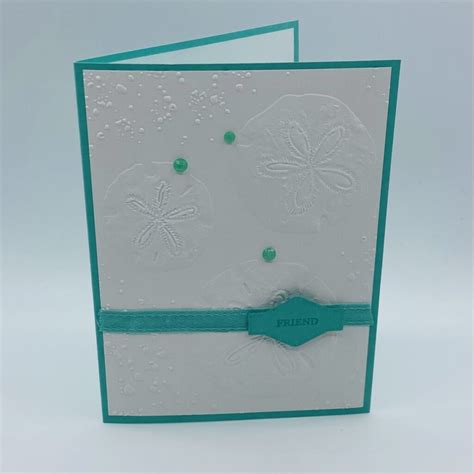 Stampin Up Unbounded Love Seaside Wishes Embossing Folder Just For You