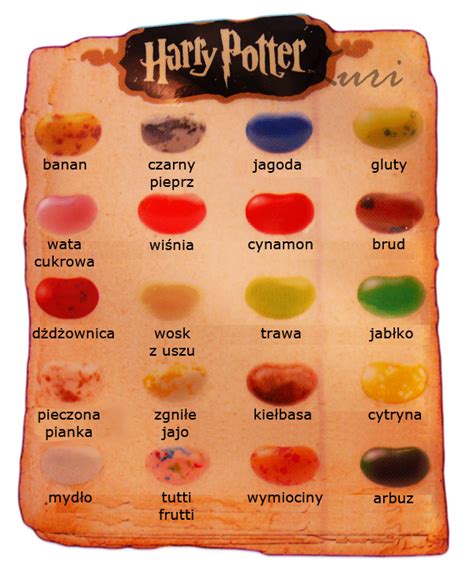 Fasolki Wszystkich Smak W Harry Potter Bertie Bott S G