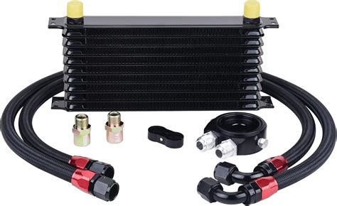 Amazon EVIL ENERGY 10 Row AN10 10AN Oil Cooler Kit Universal