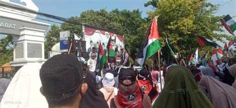 Masyarakat Peduli Palestina Indramayu Gelar Aksi Solidaritas Untuk