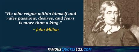 John Milton Quotes - Famous Quotations By John Milton - Sayings By John Milton