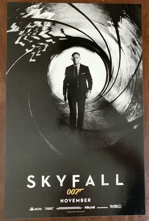 James Bond Skyfall Movie Poster