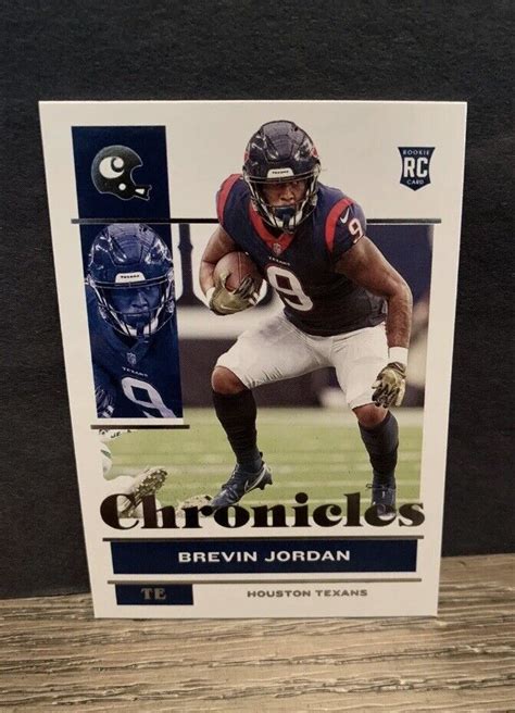 Brevin Jordan 2021 Panini Chronicles Rookie Card RC 37 Houston Texans