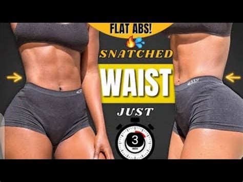 Moves To Get Snatched Waist Abs Slim Abs Workout Routine No