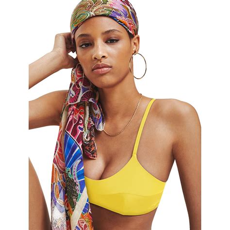 Tommy Hilfiger Zendaya Bikini Top Yellow Dressinn