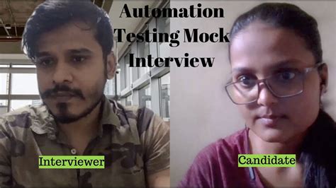 Automation Testing Mock Interview For Yoe Manual Testing Java