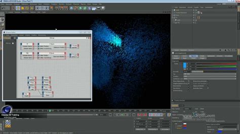 Cinema 4D Tutorial Thinking Particles Basics Part2 UnderwaterLook