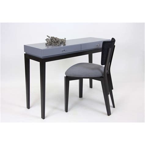 Модная дизайнерская консоль: Туалетный столик с ящиками серый, черный ...